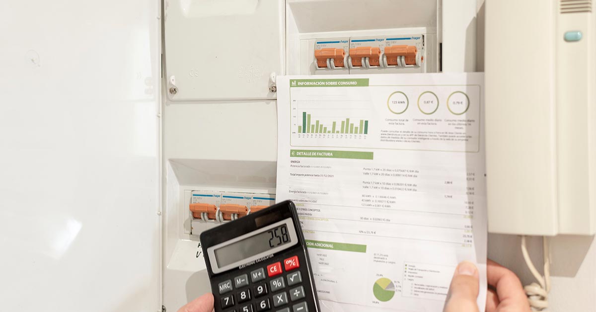 Energierekening controleren met verbruik, tarieven en vaste kosten