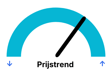 Trend van de gasprijs
